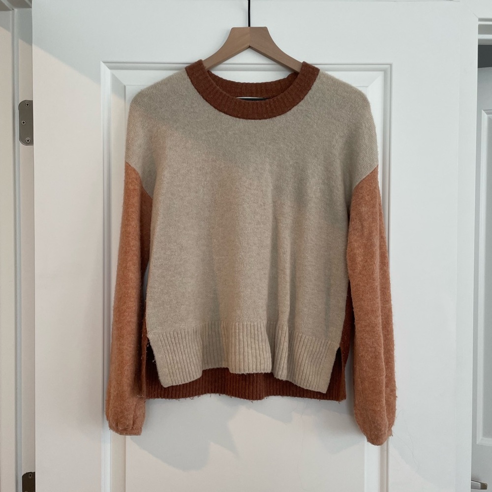 Madewell color block sweater
